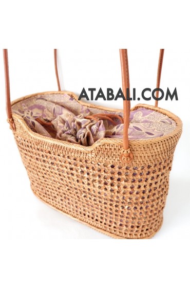 Lovely ata rattan handwoven bag